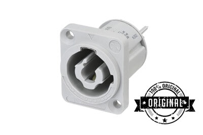 POWERCON WHITE PANEL TYPE - NEUTRIK - NAC3MPXXB