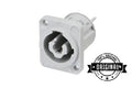 POWERCON WHITE PANEL TYPE - NEUTRIK - NAC3MPXXB